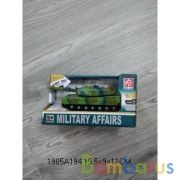 Танк инерц. свет+звук, цвет в ассорт. RJ102 в кор. в кор.2*48шт | фото №0