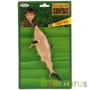 Игрушка пластизоль тянучка (гель) Играем вместе Песчаная акула 19см на блистере в кор.6*12шт | фото №0