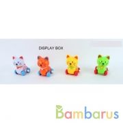 Игрушка заводная котик, в ассорт. 1006 в дисплее уп-12шт в кор.2*24уп | фото №0