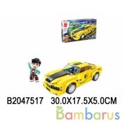 Конструктор пласт. машинка с фигуркой, 189дет. в кор. в кор.48шт | фото №0