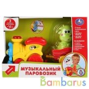 ПАРОВОЗИК "УМКА" МУЗ. РУССИФИЦ., В АССОРТ. В РУСС. КОР. в кор.2*24шт | фото №0