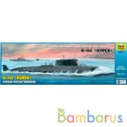 РОССИЙСКИЙ АТОМНЫЙ ПОДВОДНЫЙ РАКЕТНЫЙ КРЕЙСЕР К-141 "КУРСК" в кор.10шт | фото №0