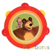 БУБЕН "ИГРАЕМ ВМЕСТЕ" МАША И МЕДВЕДЬ В ПАК. (РУСС. УП.) 15,5*15,5*4СМ в кор.2*108шт | фото №0