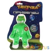 Игрушка антистресс тянучка пришелец зеленый, в блистере ИГРАЕМ ВМЕСТЕ в кор.48шт | фото №0