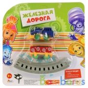 ЖЕЛЕЗНАЯ ДОРОГА ЗАВОДНАЯ "ИГРАЕМ ВМЕСТЕ" ФИКСИКИ НА КАРТ. (РУСС. УП.) в кор.2*96шт | фото №0