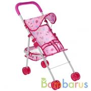 Коляска-книжка мет, 8*6см рем с заст, корз, рез на ручк. 52*25*53, пакет КАРАПУЗ в кор.2*12шт | фото №0