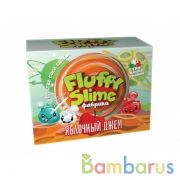 ФЛАФФИ СЛАЙМ-ФАБРИКА "ЯБЛОЧНЫЙ ДЖЕМ" 3 СЛАЙМА 3 ЦВЕТА. ТЯНЕТСЯ,РАСТЕКАЕТСЯ,МОЖНО НАДУВАТЬ в кор.12шт | фото №0