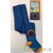 Колготки детские Синий ТРАКТОР для мальчика р-р 92-98 в кор.15шт | фото №0