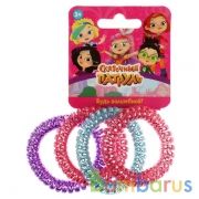 Аксесс д/девочек СКАЗОЧНЫЙ ПАТРУЛЬ резинки-пружинки 4шт на карт. в пак. МИЛАЯ ЛЕДИ уп-12шт в кор50уп | фото №0