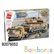 Конструктор пласт. военная техника, с фигурками и аксесс., 829дет. в кор. в кор.6шт | фото №0