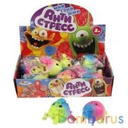 Игрушка антистресс "Играем вместе" микс:черепаха+корова в пак. в дисплее уп-12шт в кор.12уп | фото №0