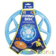 Тарелка лет. 24см, со светом, в ассорт. NL-16F на карт. в кор.2*72шт | фото №0