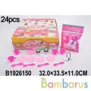 Набор посуды пластик в пак. в дисплее уп-24шт в кор.2*12уп | фото №0