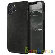 Чехол UNIQ Hybrid Sueve Alcansuede для iPhone 11 Pro (Черный) | фото №0