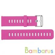 Сменный браслет 20мм (Amazfit GTR 42mm, Bip, Haylou LS01, LS02) однотонный (Розовый) | фото №0