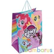 Пакет подарочный глянцевый Мой маленький пони 33х46х20см в пак. "Играем вместе" уп-12шт в кор.6уп | фото №0