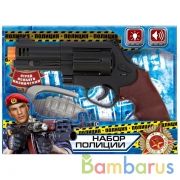 Набор ПОЛИЦИЯ свет-звук, 14*2,2*19см ИГРАЕМ ВМЕСТЕ в кор.2*96шт | фото №0