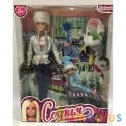 Кукла 29 см София, Машенька 12 см, руки и ноги сгибаются, акс КАРАПУЗ в кор.24шт | фото №0