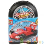 Конструктор "Город мастеров" ралли: гоночный болид с иннерцией, 33дет. в русс. кор. в кор.2*36шт | фото №0