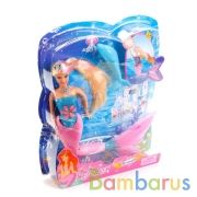 Кукла-русалка со светом , с аксесс., в ассорт. на карт. в кор.12шт | фото №0