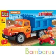 Конструктор УРАЛ САМОСВАЛ, 84 дет. Город мастеров в кор.2*18шт | фото №0