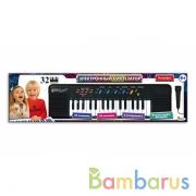 Пианино "электронный синтезатор" 32 клавиши, микрофон, кор.50*14*3,5см ИГРАЕМ ВМЕСТЕ в кор.2*24шт | фото №0