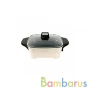 Электрогриль Xiaomi Qcooker Multi-Purpose Household Electric Hot Pot (CR-HG02A) White | фото №0