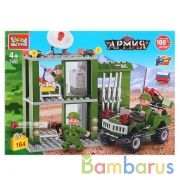 Конструктор "Город мастеров" военная база, с фигурками, 164дет. в русс. кор. в кор.16шт | фото №0