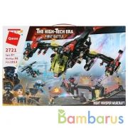 Конструктор пласт. самолет, с фигурками и аксесс., 1013дет. в кор. в кор.6шт | фото №0