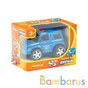 "КРУТОЙ ВИРАЖ", АВТОМОБИЛЬ-ПОЛИЦИЯ ИНЕРЦИОННЫЙ (В КОРОБКЕ) в кор.24шт | фото №0