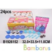 Набор посуды пластик в пак. в дисплее уп-24шт в кор.2*12уп | фото №0