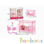 Мебель для кукол, с куклой (пьет и писает) и аксесс. CS8868 в кор. в кор.12шт | фото №0