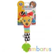 Текстильная игрушка пищалка ёжик на карт. в пак. (русс. уп.) "Умка" в кор.240шт | фото №0