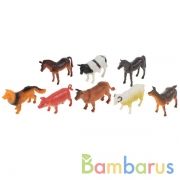 НАБОР ИЗ 8-И ДОМАШНИХ ЖИВОТНЫХ "ИГРАЕМ ВМЕСТЕ" 8СМ В АССОРТ. В ПАК. (РУСС. УП.) в кор.10*12наб | фото №0