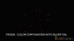 fr3026 (Шар 3") COLOR CHRYS W/SILVER TAIL 3" | фото №0