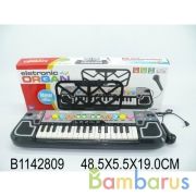 Электроорган на бат. с микрофоном 3201A в кор. в кор.2*12шт | фото №0