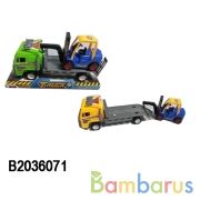 Трейлер инерц. с машинкой, в ассорт. 328-005 в пласт. в кор.2*36шт | фото №0