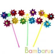 Вертушка Бабочка диам. 17см, цвет в ассорт. в пак. в кор.400шт | фото №0