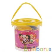 Набор тесто для лепки Царевны 12 цв, 90 гр., 1 формочка+валик MultiArt в кор.4*36шт | фото №0