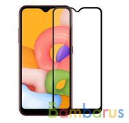 Защитное стекло для Samsung Galaxy M31 (2020) (Черная рамка) | фото №0