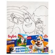 Набор д/тв-ва БУБА холст для росписи по контуру 20*25 MultiArt в кор.48шт | фото №0