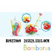 Каталка с ручкой, на бат. со светом 0321 в сетке в кор.2*30шт | фото №0