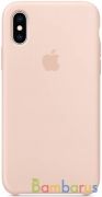 Чехол для Apple iPhone XS Silicon Case Protect (Розовый песок) | фото №0
