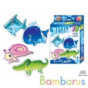 ПАЗЛЫ 3D. "КТО ЖИВЕТ В ВОДЕ?" в кор.10шт | фото №0