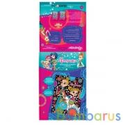 Набор д/детского тв-ва ФЕЕРИНКИ аппликация и раскраска на бархате, 17х23 см МУЛЬТИ АРТ в кор.100шт | фото №0