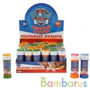 МЫЛЬНЫЕ ПУЗЫРИ "ИГРАЕМ ВМЕСТЕ" ЩЕНЯЧИЙ ПАТРУЛЬ 50МЛ, В ДИСПЛЕЕ УП-36ШТ в кор.6уп | фото №0