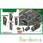 Машина инерц. ВОЕННАЯ, в ассорт. 399-368 в пак. в кор.2*240шт | фото №0