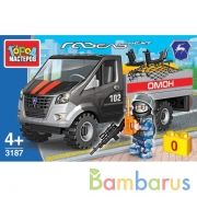 Группа ГАЗ конструктор ГАЗЕЛЬ спецназ, 55 дет. Город мастеров в кор.2*40шт | фото №0