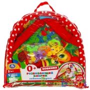 Детский игровой коврик любимые друзья с погремушками на подвеске Умка в кор.2*6шт | фото №0