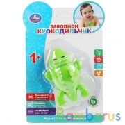ЗАВОДНАЯ ИГРУШКА "УМКА" КРОКОДИЛ НА КАРТ. (РУСС. УП.) в кор.2*120шт | фото №0